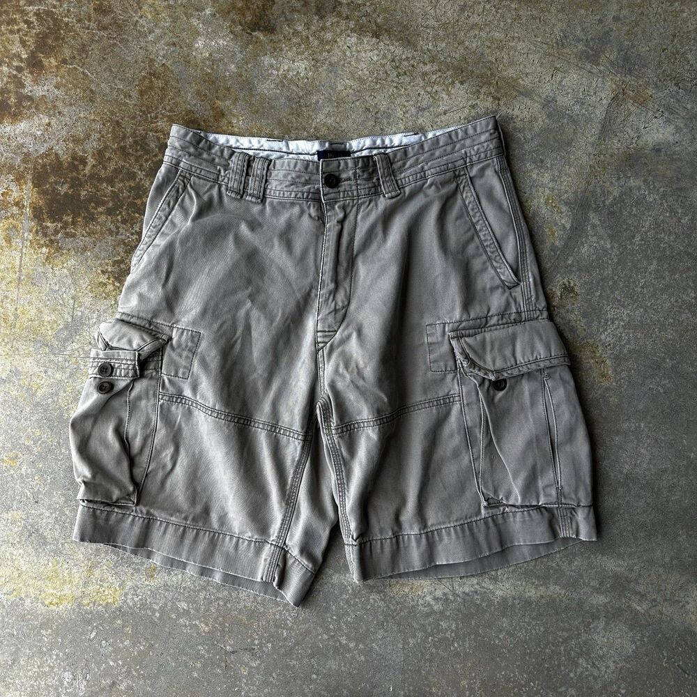 Polo Ralph Lauren Cargo Shorts Mens 34 Khaki Beige Military Utility